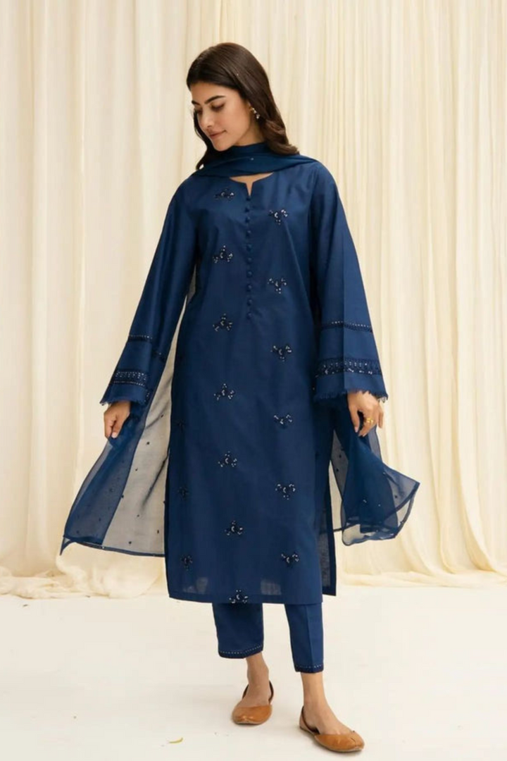 Best Selling - Celestial - 3 PC Embroidered Suit